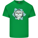 Cat Hole Kids T-Shirt Childrens Irish Green