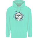 Cat Hole Mens 80% Cotton Hoodie Peppermint