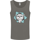 Cat Hole Mens Vest Tank Top Charcoal