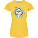 Cat Hole Womens Petite Cut T-Shirt Yellow