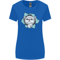 Cat Hole Womens Wider Cut T-Shirt Royal Blue