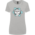 Cat Hole Womens Wider Cut T-Shirt Sports Grey