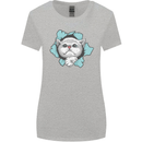 Cat Hole Womens Wider Cut T-Shirt Sports Grey