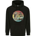 Cat I Do What I Want Funny Coffee Childrens Kids Hoodie Black