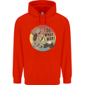 Cat I Do What I Want Funny Coffee Childrens Kids Hoodie Bright Red