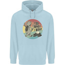 Cat I Do What I Want Funny Coffee Childrens Kids Hoodie Light Blue