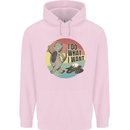 Cat I Do What I Want Funny Coffee Childrens Kids Hoodie Light Pink