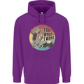 Cat I Do What I Want Funny Coffee Childrens Kids Hoodie Purple