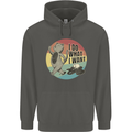 Cat I Do What I Want Funny Coffee Childrens Kids Hoodie Storm Grey