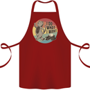 Cat I Do What I Want Funny Coffee Cotton Apron 100% Organic Maroon