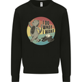 Cat I Do What I Want Funny Coffee Kids Sweatshirt Jumper Black