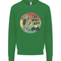 Cat I Do What I Want Funny Coffee Kids Sweatshirt Jumper Irish Green