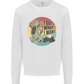 Cat I Do What I Want Funny Coffee Kids Sweatshirt Jumper White