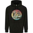 Cat I Do What I Want Funny Coffee Mens 80% Cotton Hoodie Black