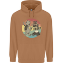 Cat I Do What I Want Funny Coffee Mens 80% Cotton Hoodie Caramel Latte