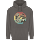 Cat I Do What I Want Funny Coffee Mens 80% Cotton Hoodie Charcoal