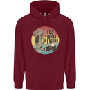 Cat I Do What I Want Funny Coffee Mens 80% Cotton Hoodie Maroon