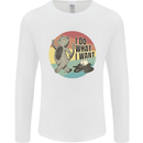 Cat I Do What I Want Funny Coffee Mens Long Sleeve T-Shirt White