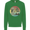 Cat I Do What I Want Funny Coffee Mens Sweatshirt Jumper Irish Green