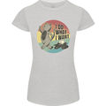 Cat I Do What I Want Funny Coffee Womens Petite Cut T-Shirt Sports Grey