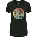 Cat I Do What I Want Funny Coffee Womens Wider Cut T-Shirt Black