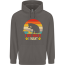 Cat I Do What I Want Funny Kitten Lover Mens 80% Cotton Hoodie Charcoal
