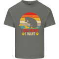 Cat I Do What I Want Funny Kitten Lover Mens Cotton T-Shirt Tee Top Charcoal
