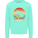 Cat I Do What I Want Funny Kitten Lover Mens Sweatshirt Jumper Peppermint