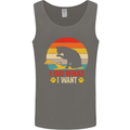Cat I Do What I Want Funny Kitten Lover Mens Vest Tank Top Charcoal