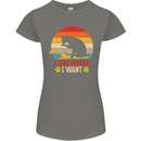 Cat I Do What I Want Funny Kitten Lover Womens Petite Cut T-Shirt Charcoal
