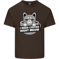 Cat I Need Coffee Right Meow Funny Kids T-Shirt Childrens Chocolate