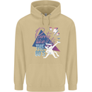 Cat Purrty Like It's the 80's Mens 80% Cotton Hoodie Sand