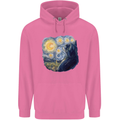 Cat Vangogh Funny Feline Painting Childrens Kids Hoodie Azalea