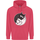 Cat and Dog Yin Yang Childrens Kids Hoodie Heliconia