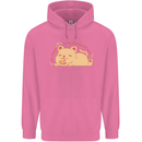 Cat and Pizza Funny Antisocial Childrens Kids Hoodie Azalea