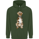 Catahoula Shepherd Dog Childrens Kids Hoodie Forest Green