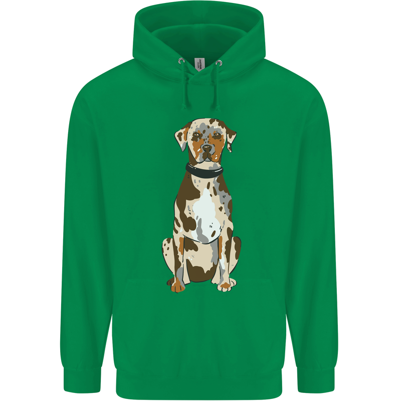 Catahoula Shepherd Dog Childrens Kids Hoodie Irish Green