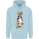 Catahoula Shepherd Dog Childrens Kids Hoodie Light Blue