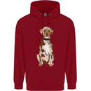 Catahoula Shepherd Dog Childrens Kids Hoodie Red