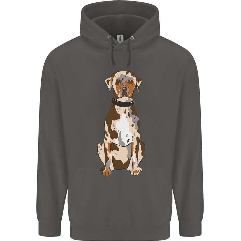 Catahoula Shepherd Dog Childrens Kids Hoodie Storm Grey