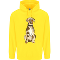 Catahoula Shepherd Dog Childrens Kids Hoodie Yellow