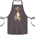Catahoula Shepherd Dog Cotton Apron 100% Organic Dark Grey