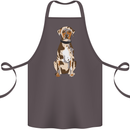 Catahoula Shepherd Dog Cotton Apron 100% Organic Dark Grey