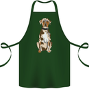 Catahoula Shepherd Dog Cotton Apron 100% Organic Forest Green