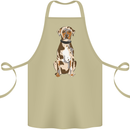 Catahoula Shepherd Dog Cotton Apron 100% Organic Khaki