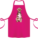 Catahoula Shepherd Dog Cotton Apron 100% Organic Pink