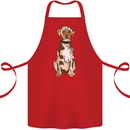 Catahoula Shepherd Dog Cotton Apron 100% Organic Red
