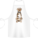 Catahoula Shepherd Dog Cotton Apron 100% Organic White