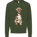 Catahoula Shepherd Dog Kids Sweatshirt Jumper Forest Green