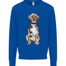 Catahoula Shepherd Dog Kids Sweatshirt Jumper Royal Blue
